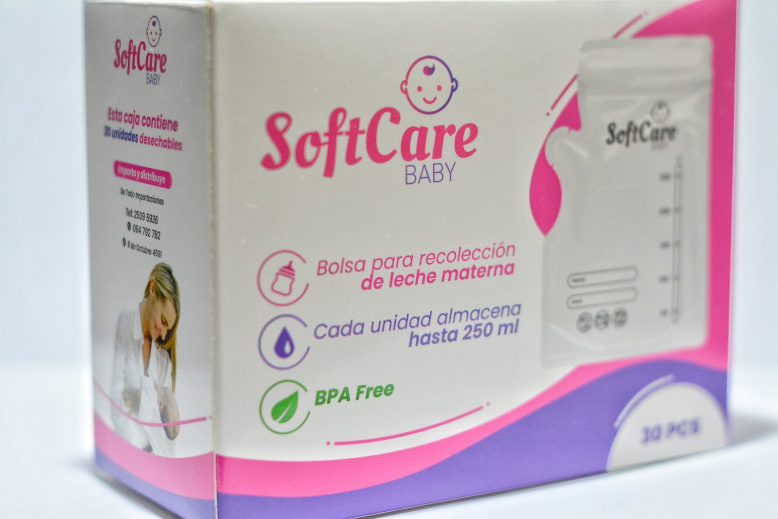 SOFTCARE BABY BOLSAS PARA LECHE MATERNA X30 - Imagen 2