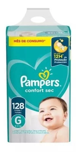 pampers confort sec g x 128